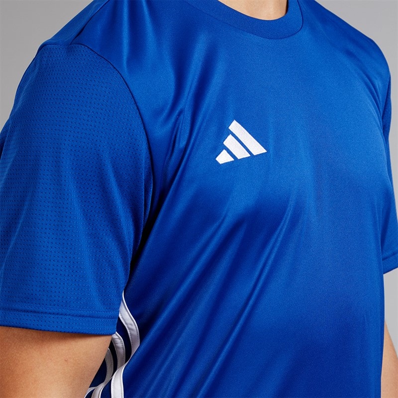 adidas Herre Tabela 23 T-shirt Royal Blue/Hvid - Billede 3