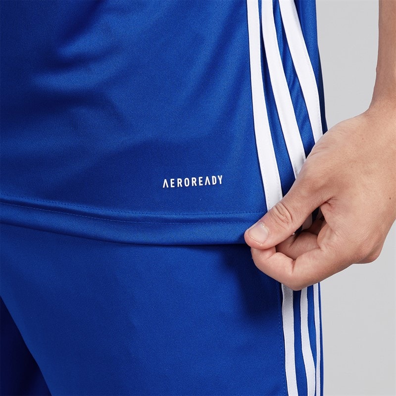 adidas Herre Tabela 23 T-shirt Royal Blue/Hvid - Billede 5