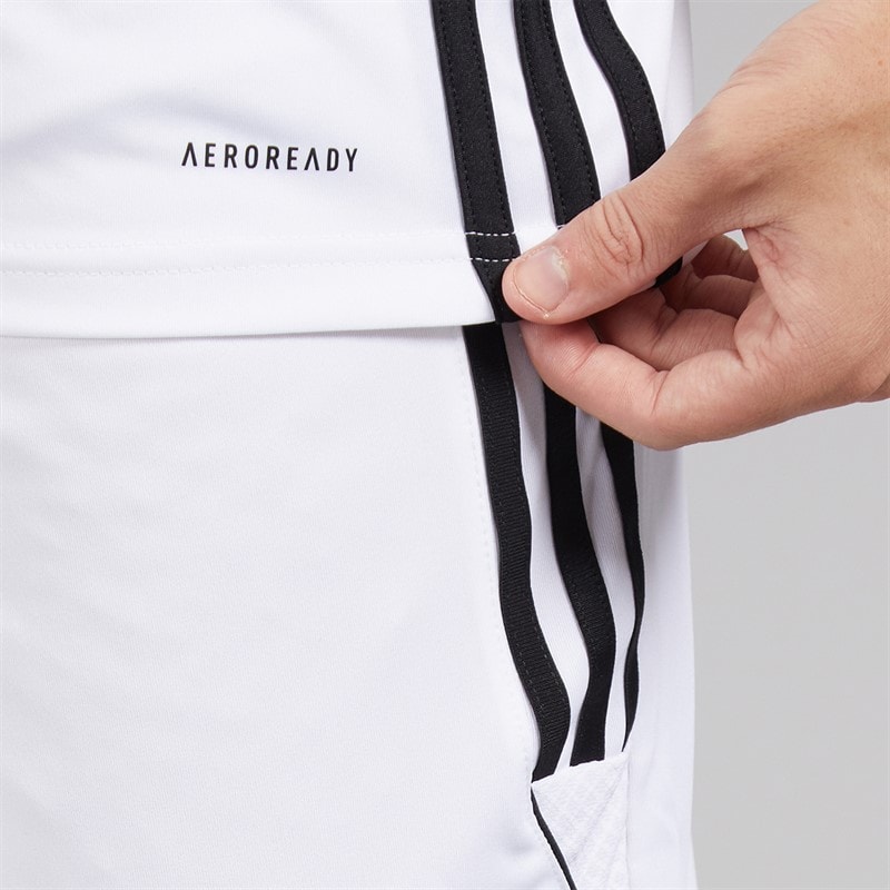 adidas Herre Tabela 23 T-shirt Hvid/Sort - Billede 5