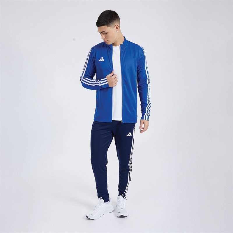 adidas Herre Tiro 23 Track Sport træningstrøjer Blå - Billede 4