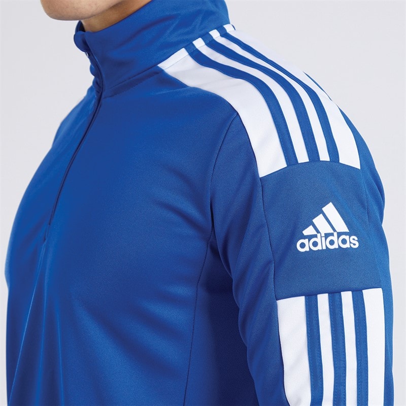 adidas Herre Squadra 21 1/4 Zip Træningstop Royal Blue/Hvid - Billede 3