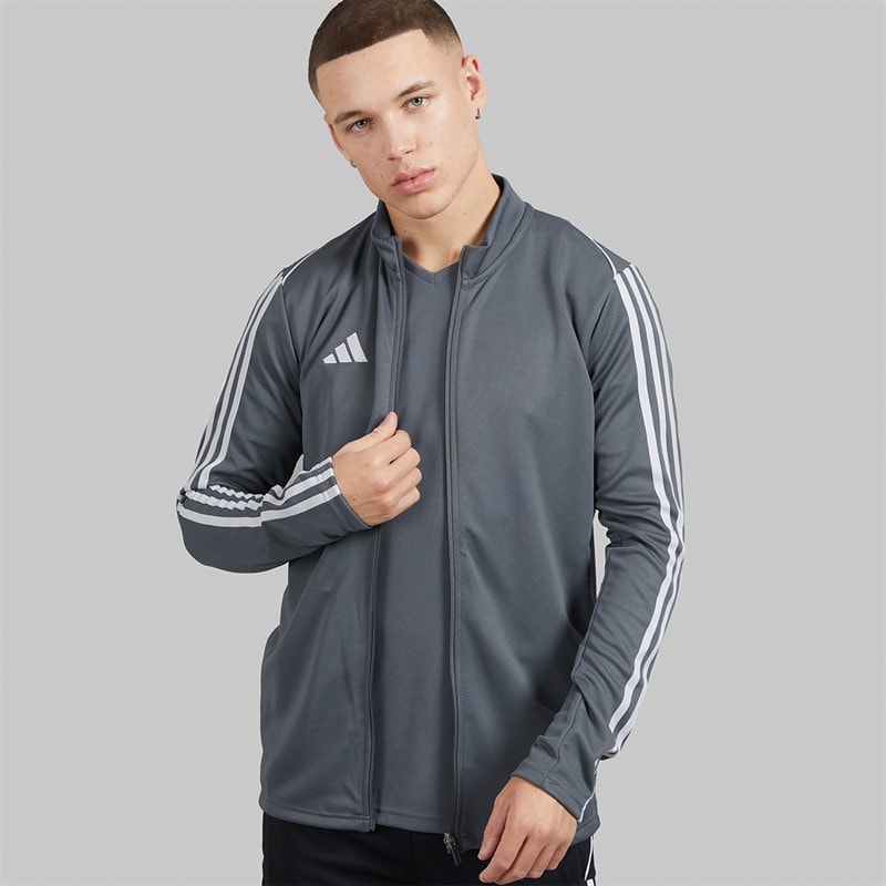 adidas Herre Tiro 23 Track Sport træningstrøjer Grå - Billede 1
