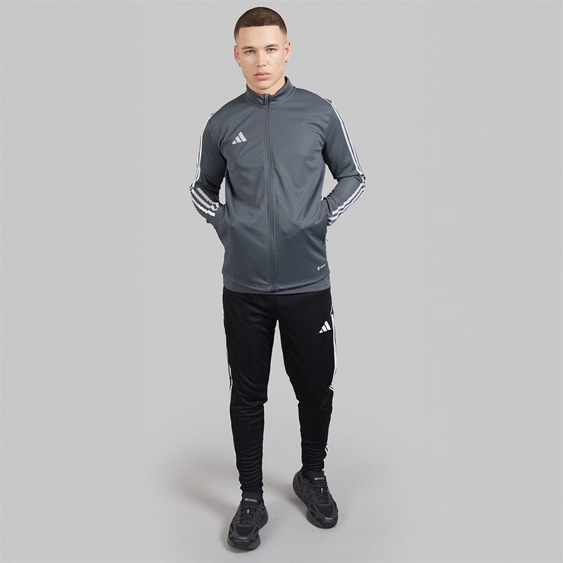 adidas Herre Tiro 23 Track Sport træningstrøjer Grå - Billede 4