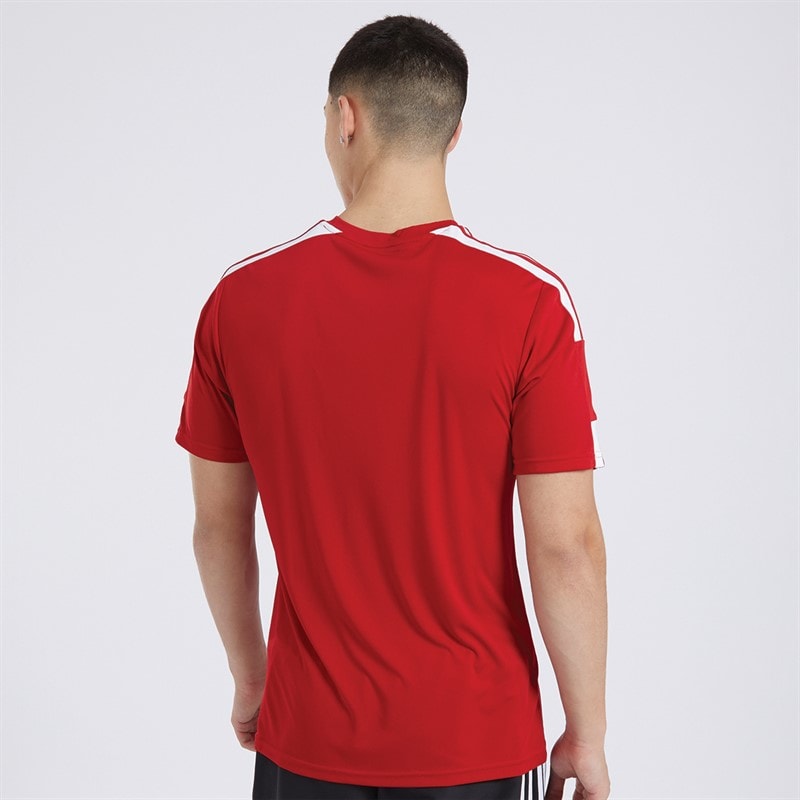 adidas Herre Squadra 21 T-shirt Team Power Red/Hvid - Billede 2