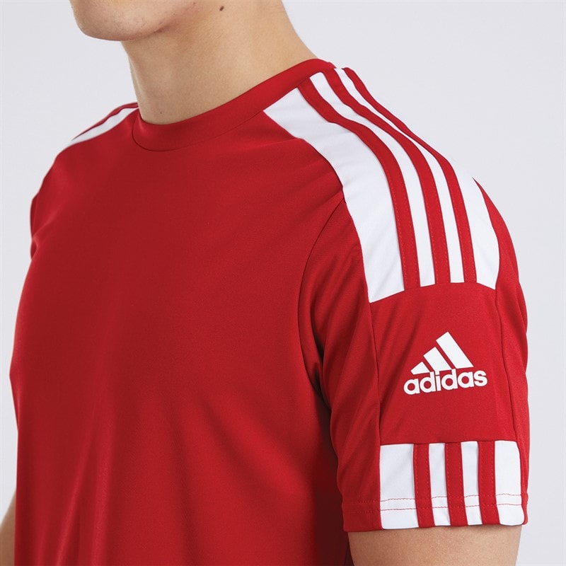 adidas Herre Squadra 21 T-shirt Team Power Red/Hvid - Billede 3