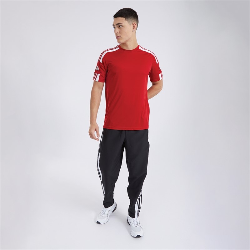 adidas Herre Squadra 21 T-shirt Team Power Red/Hvid - Billede 4