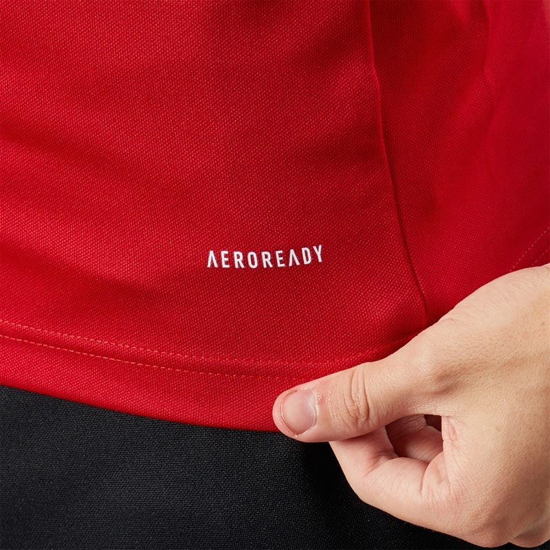 adidas Herre Squadra 21 1/4 lynlås træningstop Team Power Red/Hvid - Billede 5