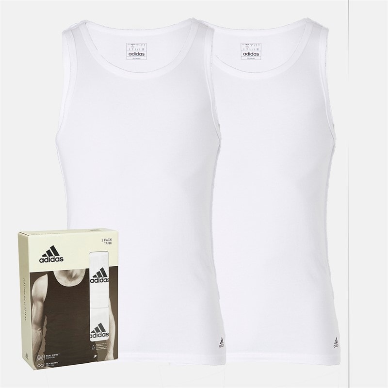 adidas Herre Active Flex Bomuld To Pak Vest Hvid - Billede 1