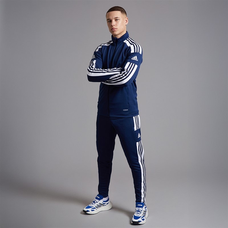 adidas Herre Squadra 21 træningsjakke Navy/Hvid - Billede 4