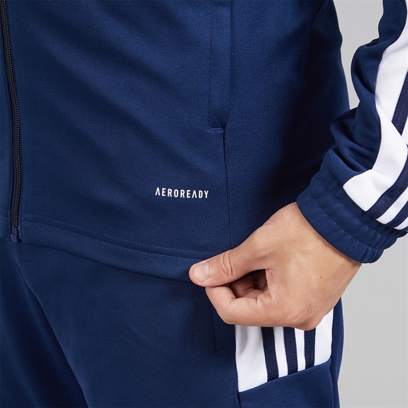 adidas Herre Squadra 21 træningsjakke Navy/Hvid - Billede 5