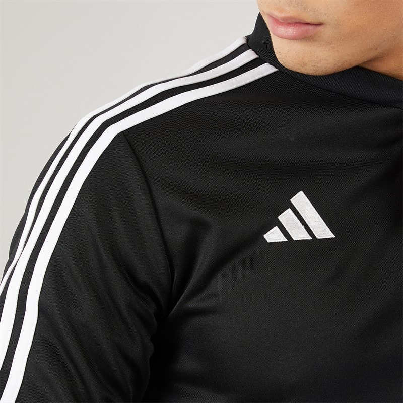 adidas Herre Tiro 23 Club 1/4 lynlås træningstop sort/hvid - Billede 5