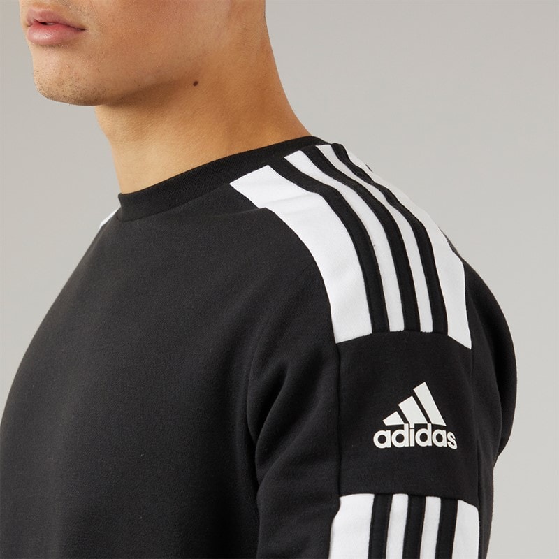 adidas Herre Squadra 21 Sweatshirt Sort/Hvid - Billede 3
