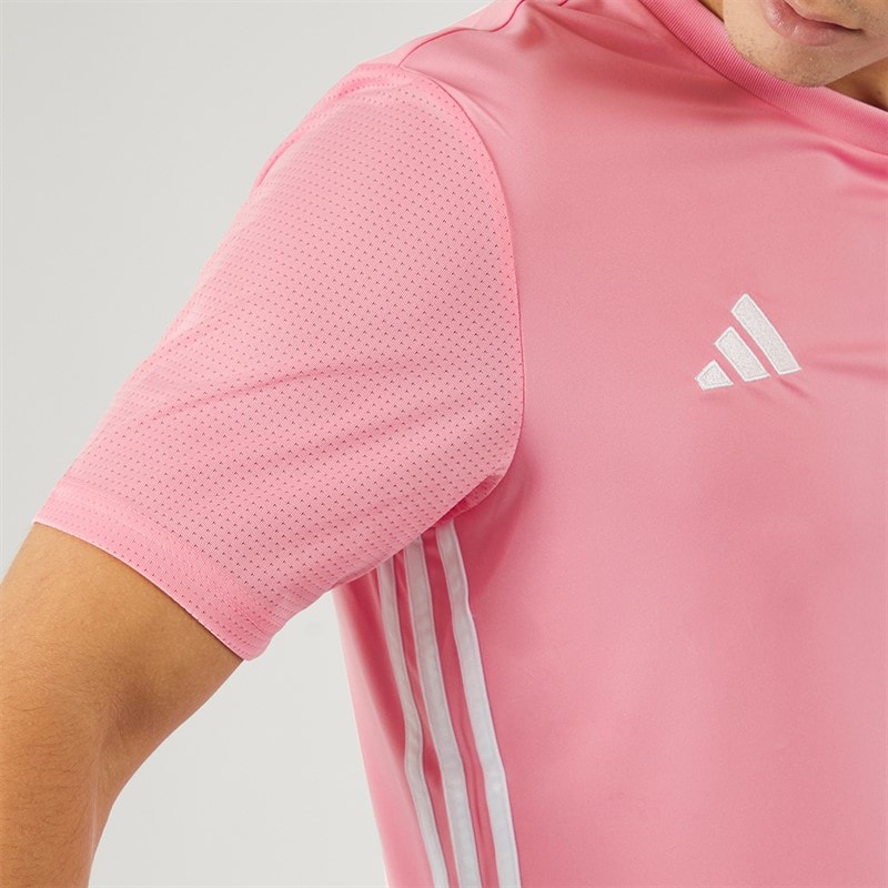adidas Herre T-shirt Tabela 23 Light Pink/Hvid - Billede 3