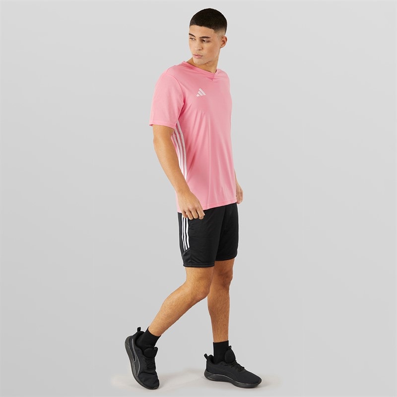 adidas Herre T-shirt Tabela 23 Light Pink/Hvid - Billede 4