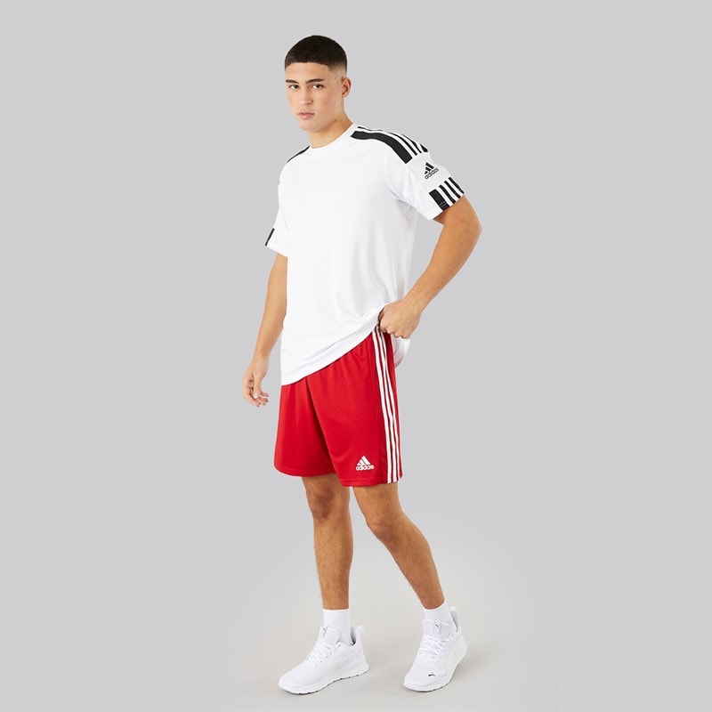 adidas Herre Squadra 21 Shorts Team Power Rød/Hvid - Billede 4