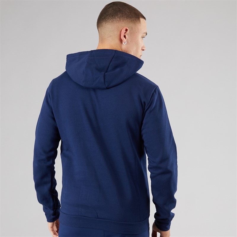 adidas Herre Entrada 22 Pullover Sweat Hættetrøje Navy/Hvid - Billede 2