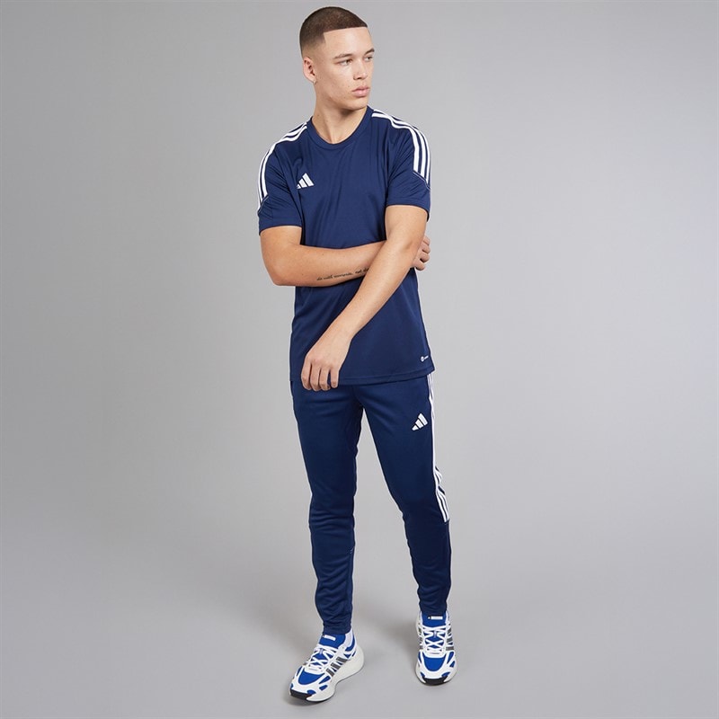 adidas Herre Tiro 23 Club T-shirt Team Navy Blue 2/Hvid - Billede 4