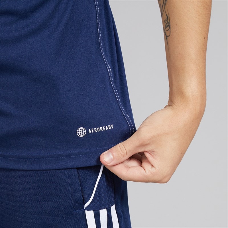 adidas Herre Tiro 23 Club T-shirt Team Navy Blue 2/Hvid - Billede 5