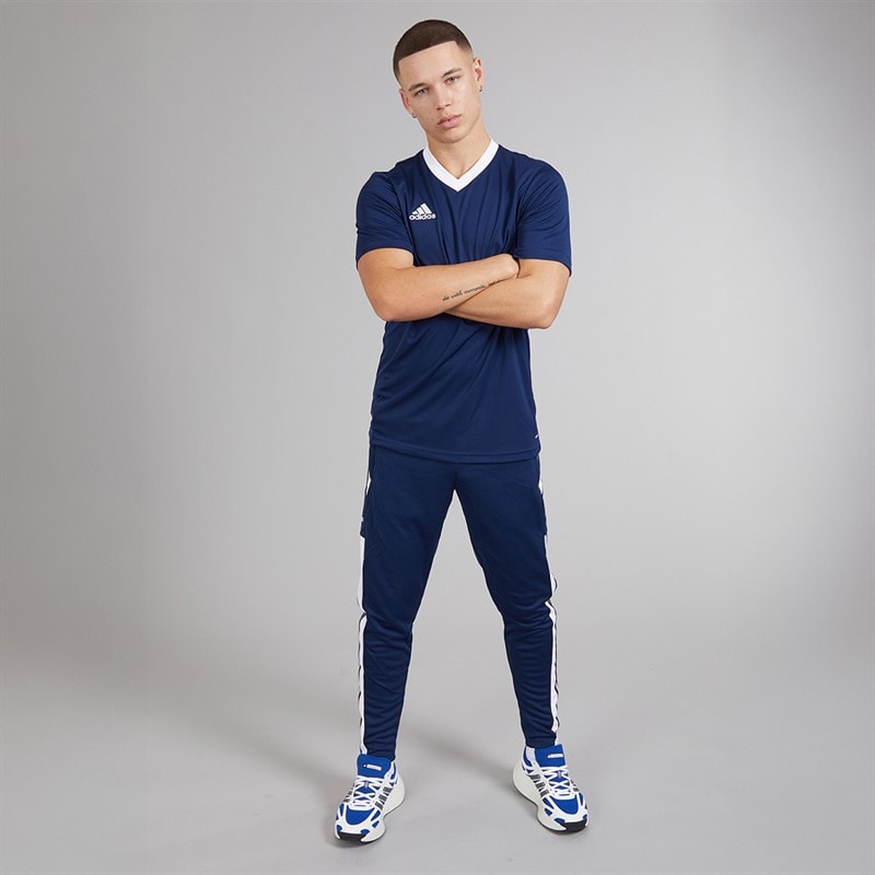 adidas Herre Squadra 21 Træningsbukser Navy/Hvid - Billede 4