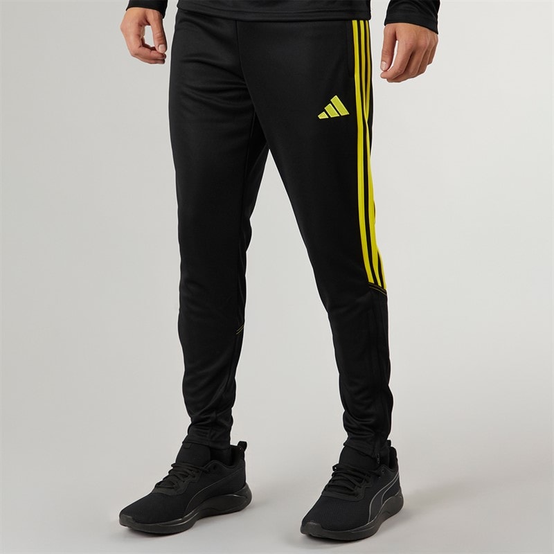 adidas Herre Tiro 23 Club træningsbukser Sort/Bright Yellow