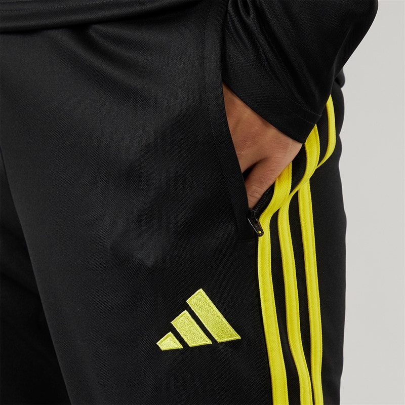 adidas Herre Tiro 23 Club træningsbukser Sort/Bright Yellow - Billede 3