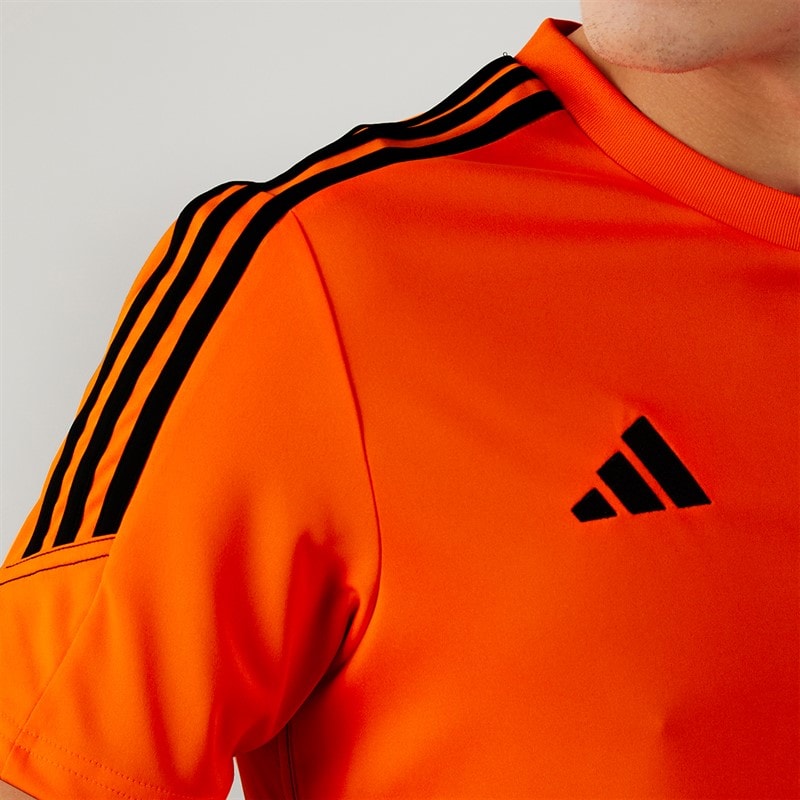 adidas Herre Tiro 23 Club T-shirt Signal Orange/Sort - Billede 3