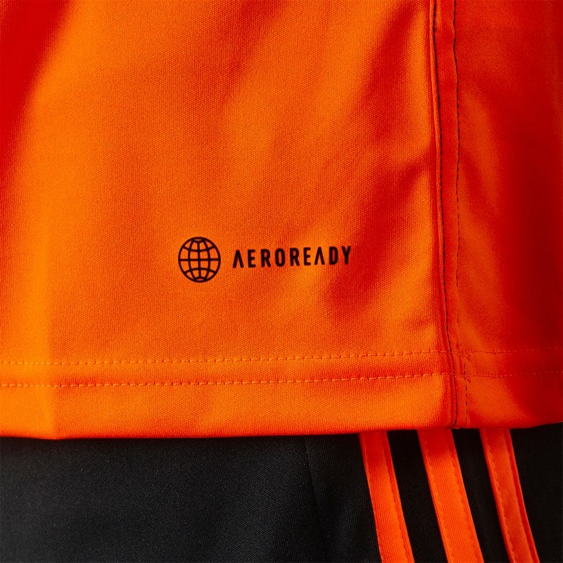 adidas Herre Tiro 23 Club T-shirt Signal Orange/Sort - Billede 5