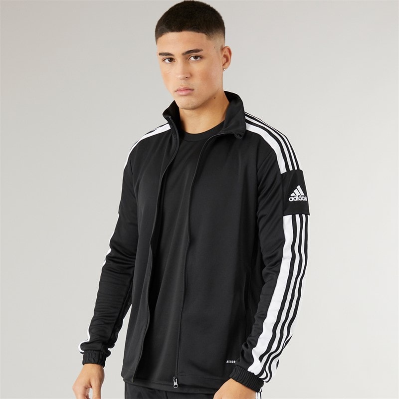 adidas Herre Squadra 21 træningsjakke Sort/Hvid - Billede 3