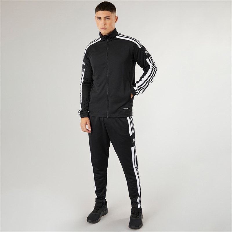adidas Herre Squadra 21 træningsjakke Sort/Hvid - Billede 4