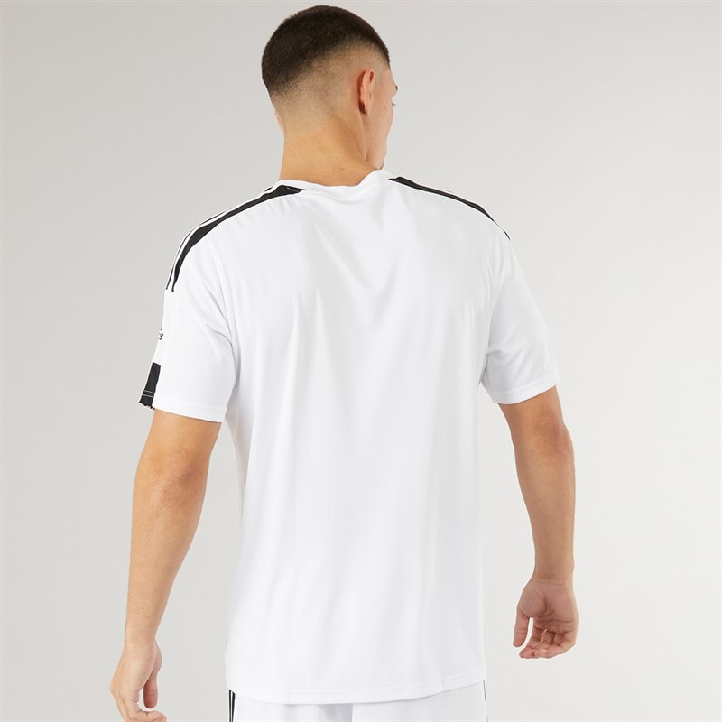 adidas Herre Squadra 21 T-shirt Hvid/Sort - Billede 2