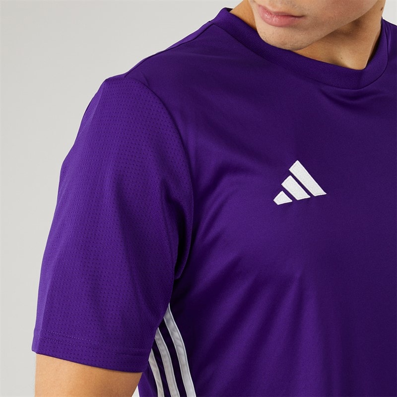 adidas Herre T-shirt Tabela 23 College Purple/Hvid - Billede 3