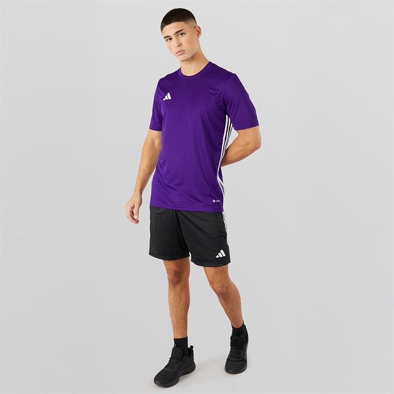adidas Herre T-shirt Tabela 23 College Purple/Hvid - Billede 4