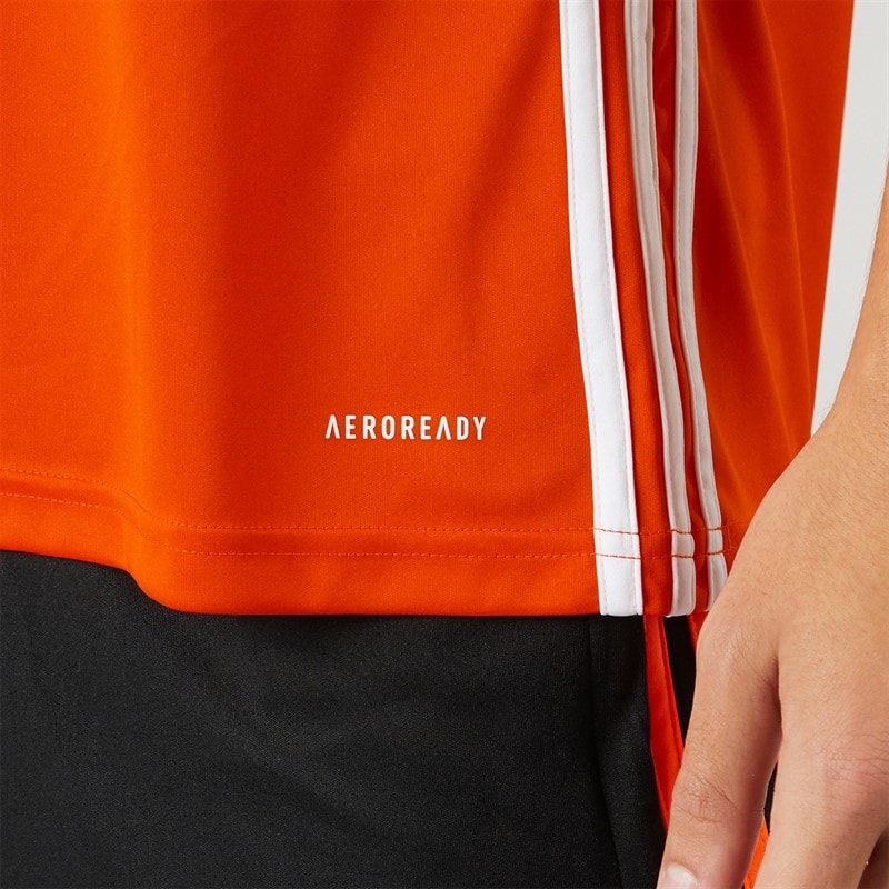 adidas Herre T-shirt Tabela 23 Team Orange/Hvid - Billede 5