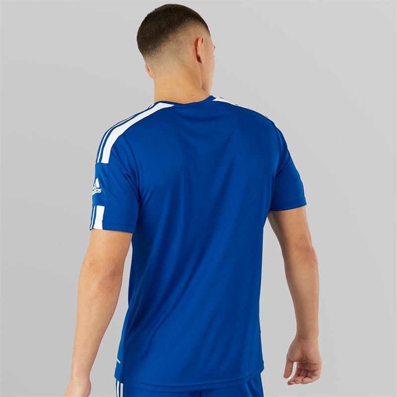 adidas Herre Squadra 21 T-shirt Team Royal Blue/Hvid - Billede 2