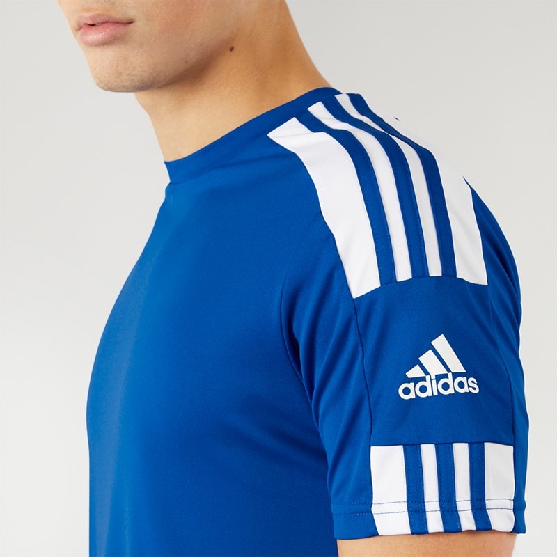 adidas Herre Squadra 21 T-shirt Team Royal Blue/Hvid - Billede 3