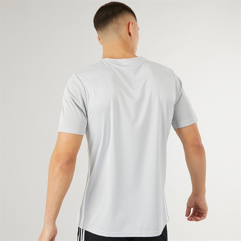 adidas Herre T-shirt Tabela 23 Light Grey/Hvid - Billede 2