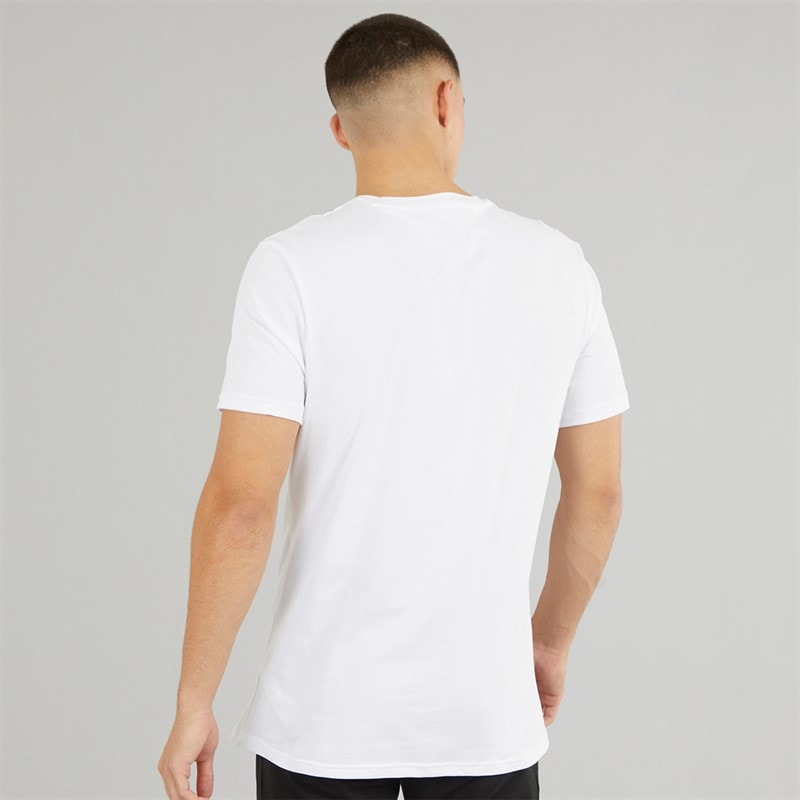 adidas Herre Komfort Flex Bomuld Tre Pak Rund Hals T-shirts Hvid - Billede 2