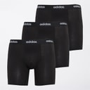 adidas Herre Bomuld Stretch Tre Pak Boxer Shorts Sort/Sort/Sort