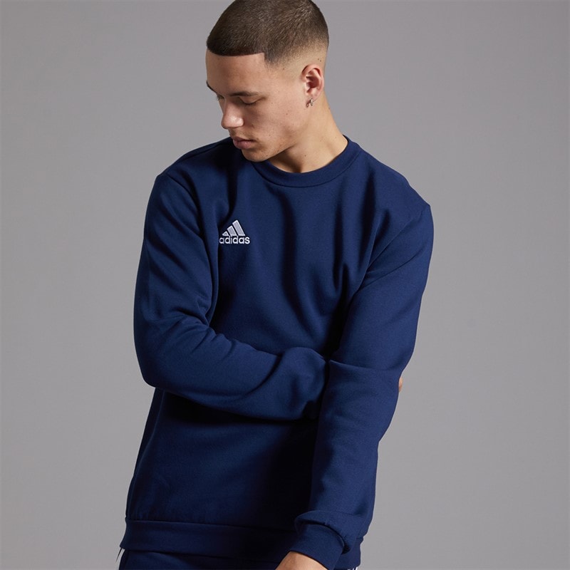 adidas Herre Entrada 22 Sweatshirt Team Navy Blue - Billede 1