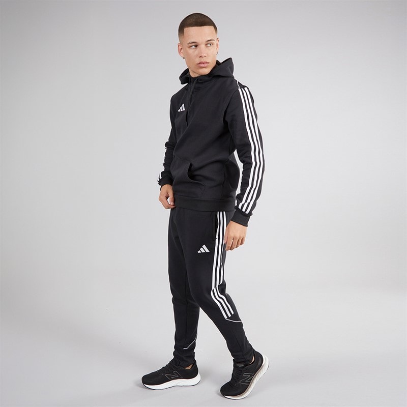 adidas Herre Tiro 23 League Pullover Sweat Hættetrøje Sort - Billede 4