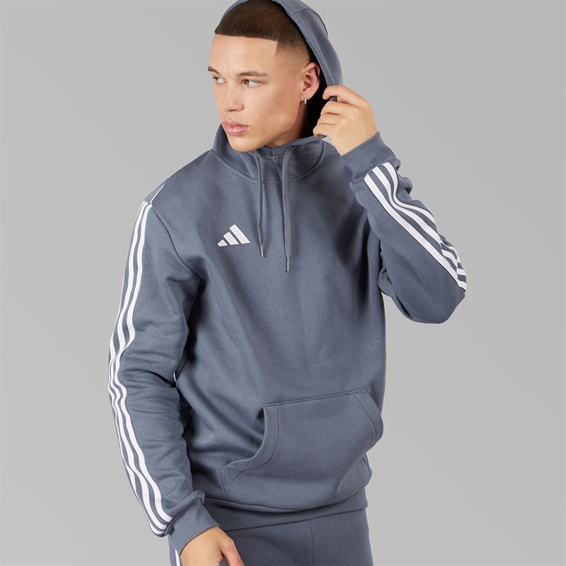 adidas Herre Tiro 23 League Pullover Sweat Hættetrøje Team Onix - Billede 3