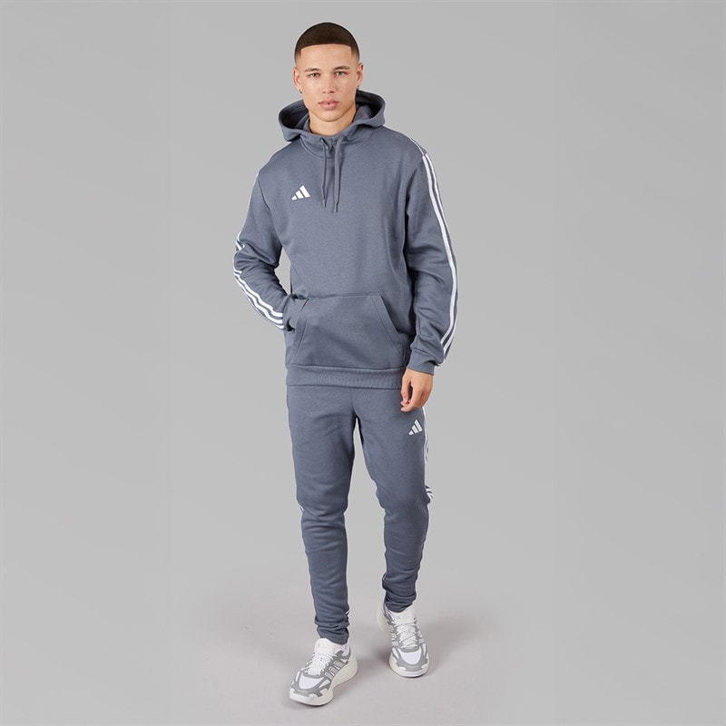 adidas Herre Tiro 23 League Pullover Sweat Hættetrøje Team Onix - Billede 4