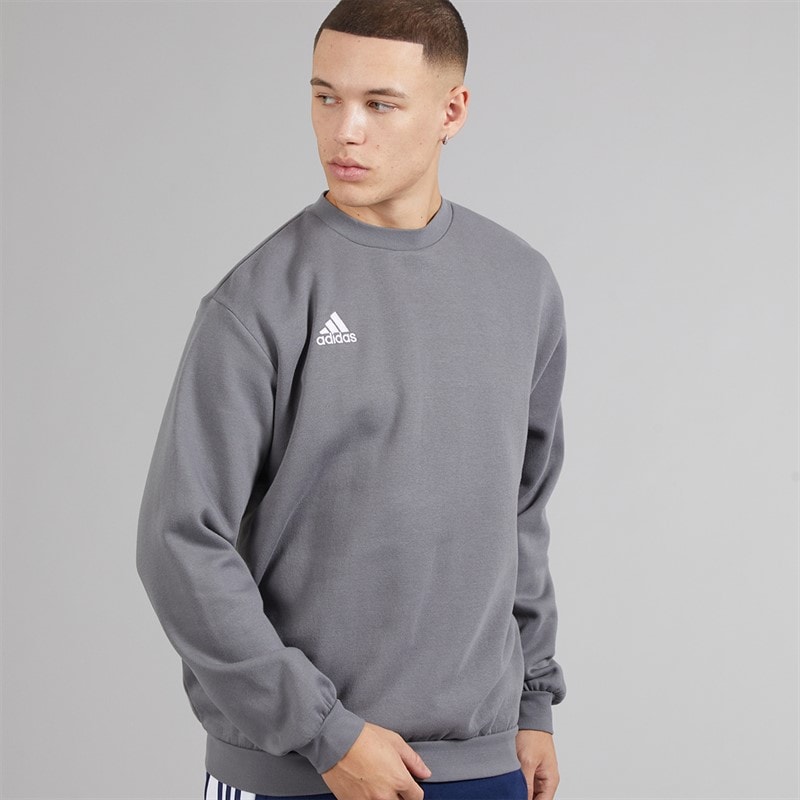 adidas Herre Entrada 22 Sweatshirt Team Grey Four - Billede 1
