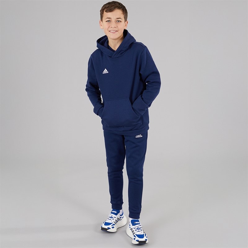 adidas Børn Entrada 22 Pullover Hoodie Team Navy Blue - Billede 5