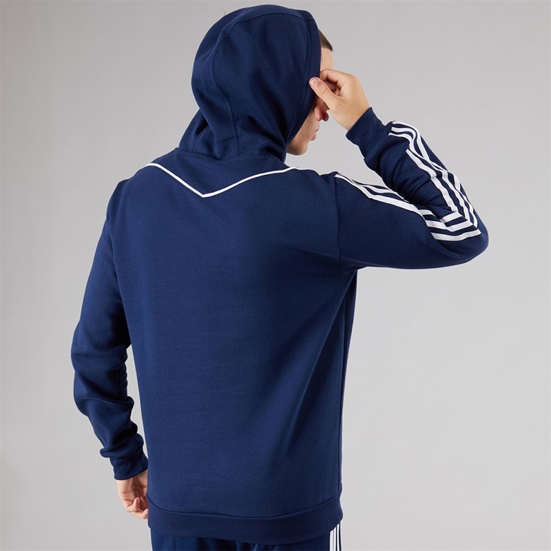 adidas Herre Tiro 23 League Pullover Sweat Hættetrøje Team Navy Blue - Billede 2