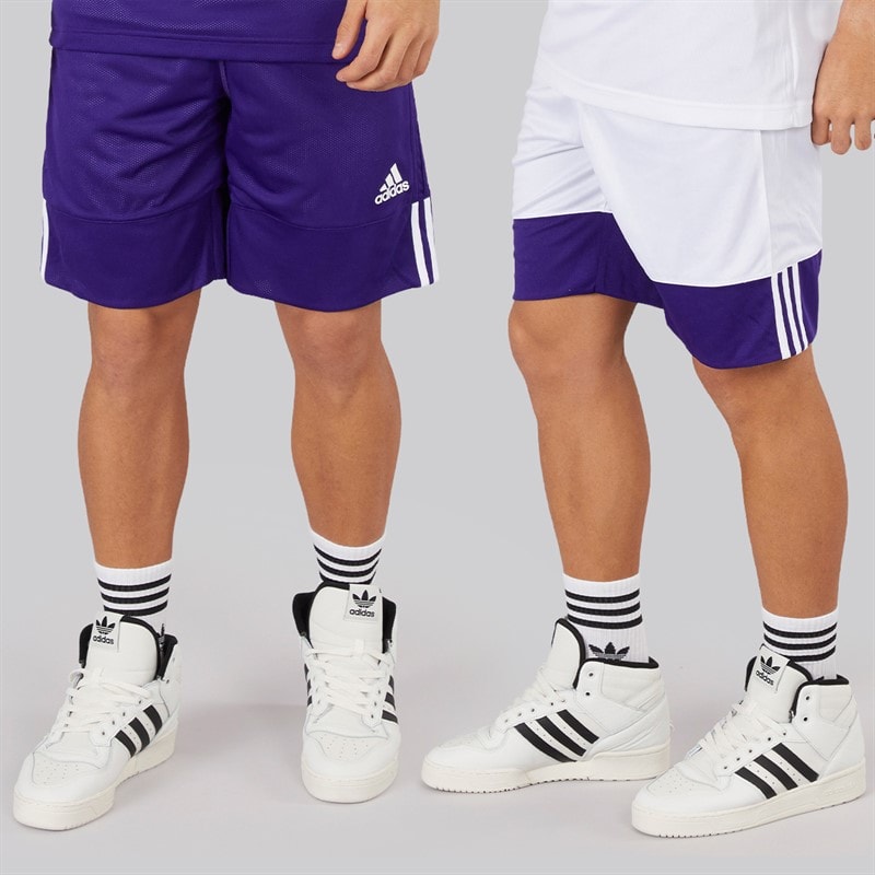 adidas Herre 3G Speed Vendbare Basketball Shorts Collegiate Purple/Hvid