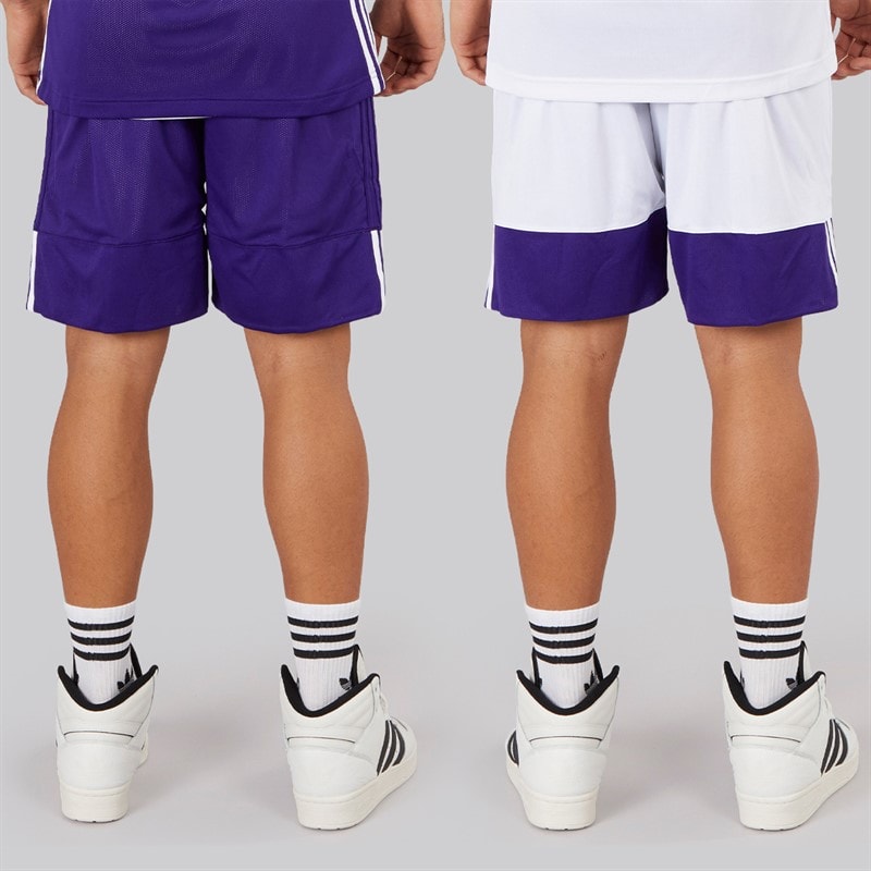 adidas Herre 3G Speed Vendbare Basketball Shorts Collegiate Purple/Hvid - Billede 2