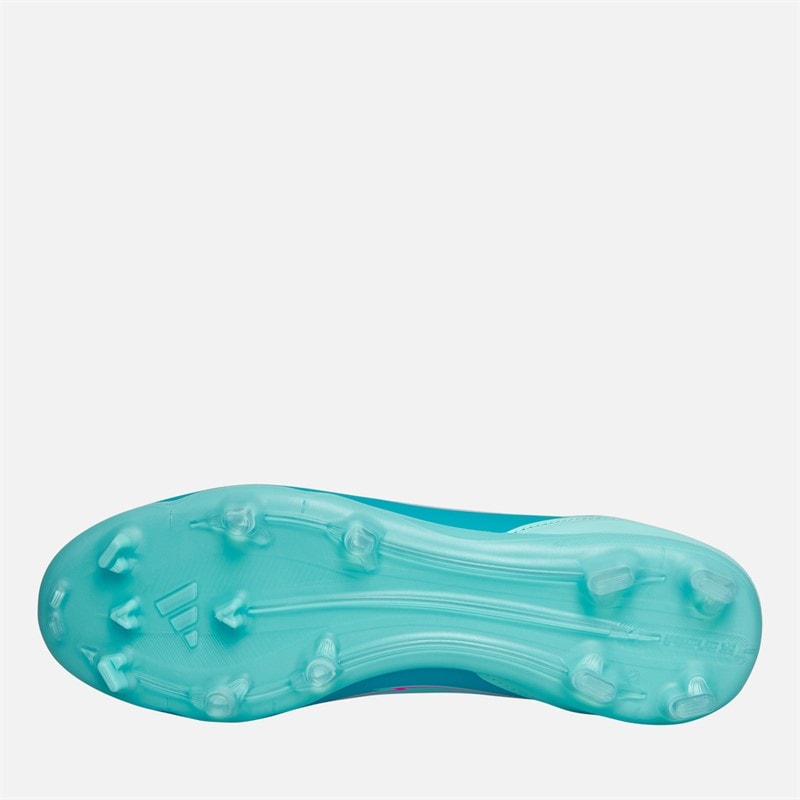 adidas Herre F50 League Messi La Vida Tropical Pack FG/MG Fast/Multi Ground Fodboldstøvler Flash Aqua/Lucid Pink/Lucid Cyan - Billede 2
