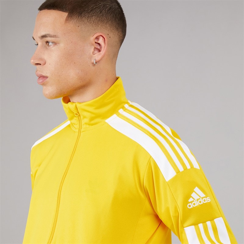 adidas Herre Squadra 21 Trænings Track Top Team Yellow/Hvid - Billede 5