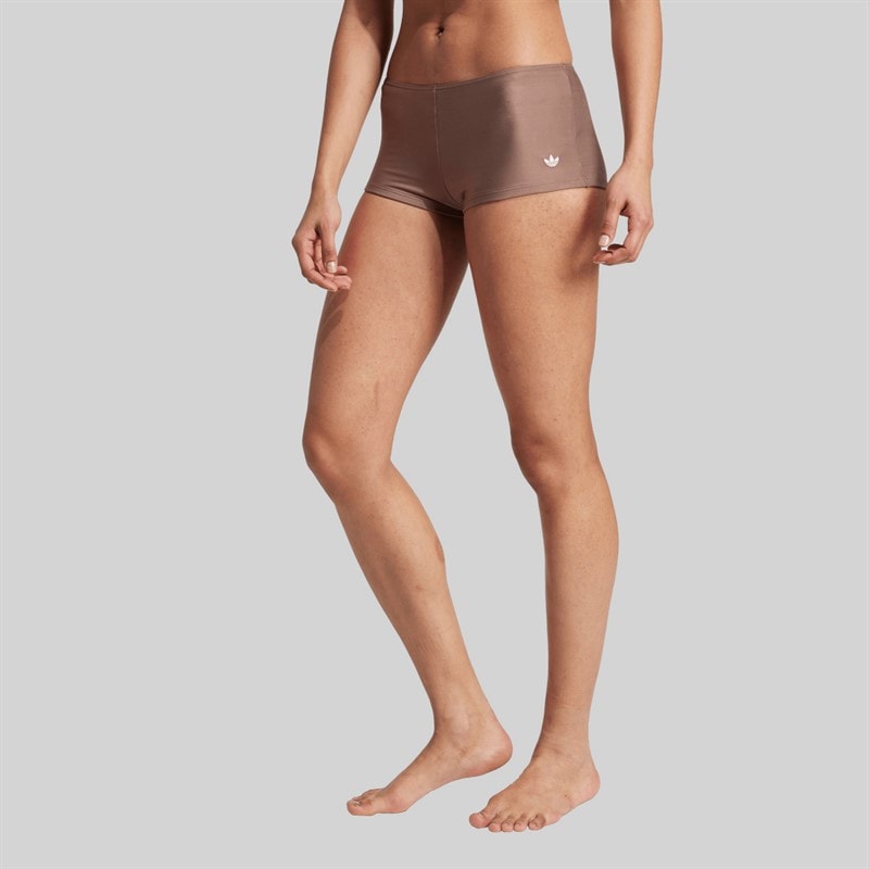 adidas Dame Essentials Badedragt Hotpants Trace Brown - Billede 1